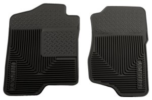 GMC Sierra Floor Mats - Front - Husky Liners - Heavy Duty - Black - `07-`12